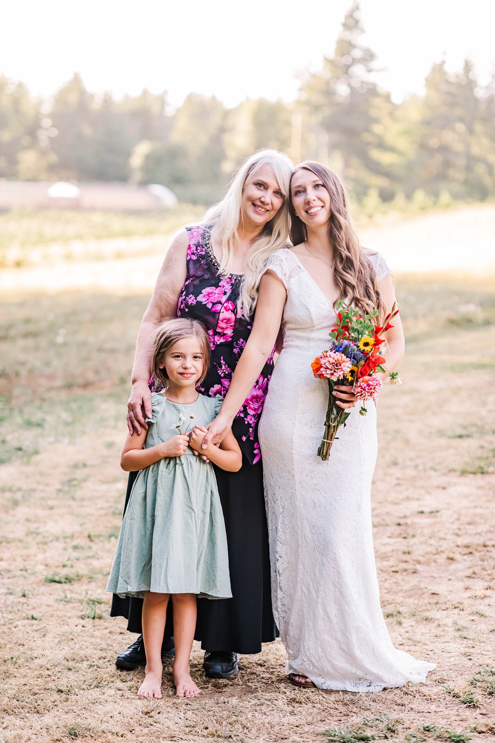 wedding family portaits