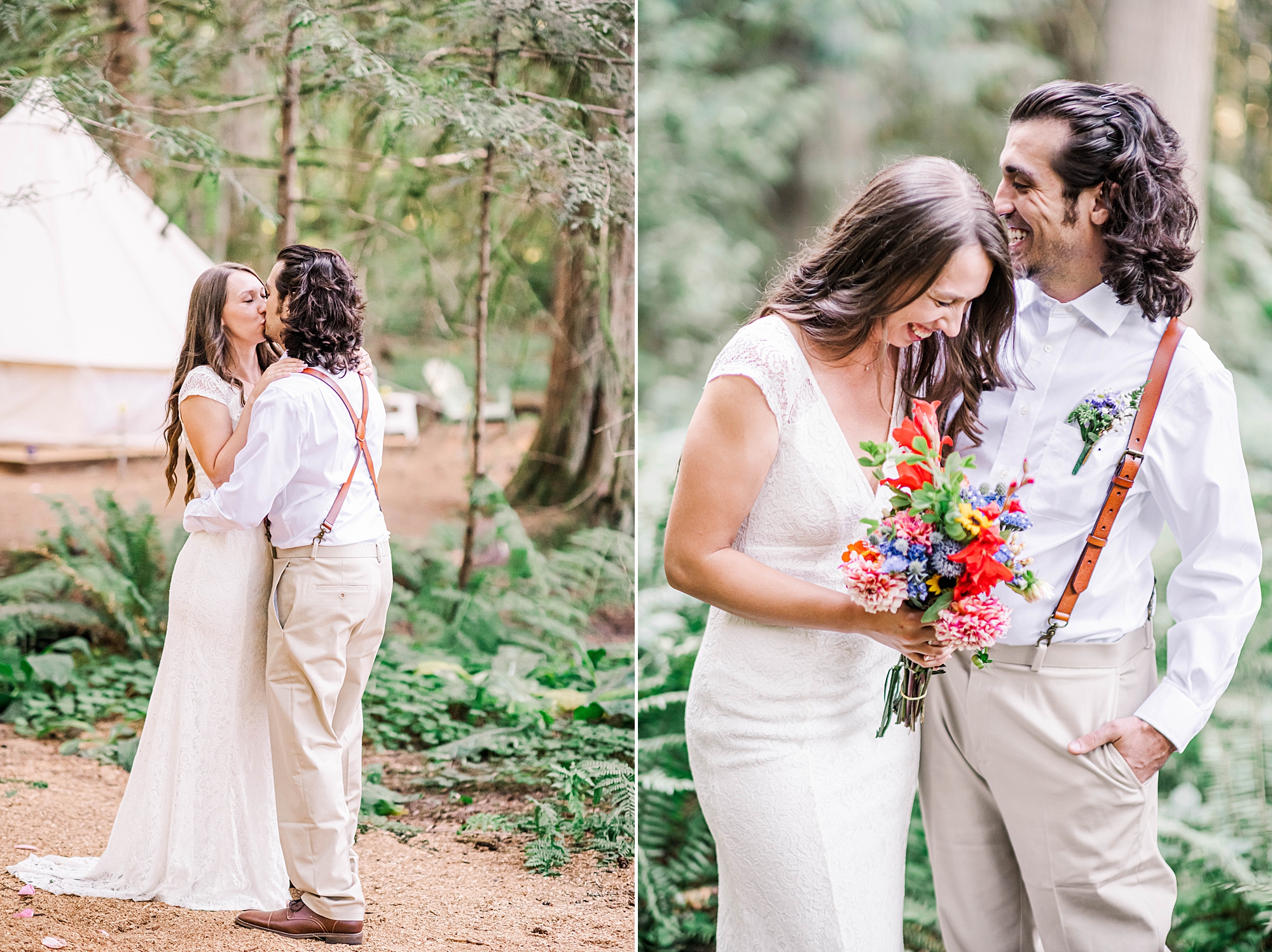 PNW wedding photography from Intimate Wedding Ceremony in Estacada, Oregon